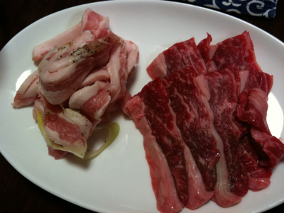 自宅で焼肉