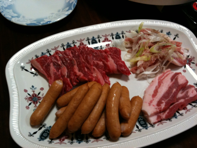 自宅で焼肉