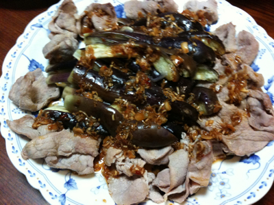 実家で晩御飯