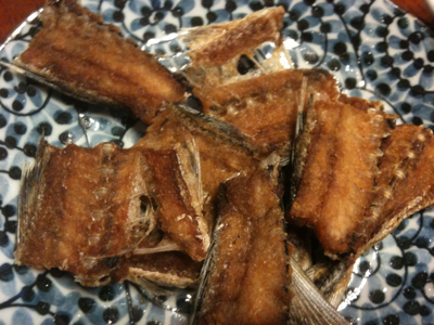 実家で晩御飯