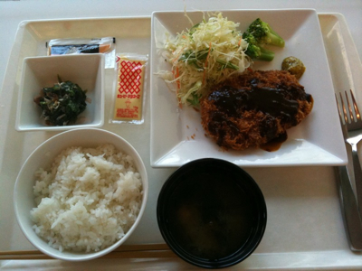 ビッグメンチカツランチ@社食