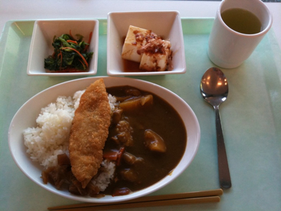 フィッシュフライカレー@社食