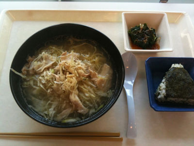 胡麻豚塩ラーメン@社食