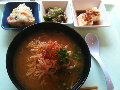 野菜辛味味噌ラーメン@社食