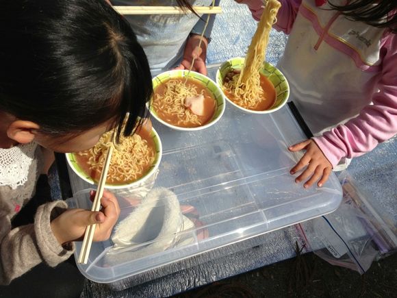 インスタントラーメン@鹿島槍スキー場