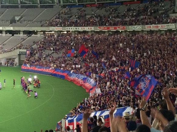 サッカー観戦〜九州ラーメン桜島